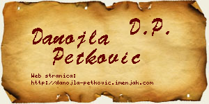 Danojla Petković vizit kartica
